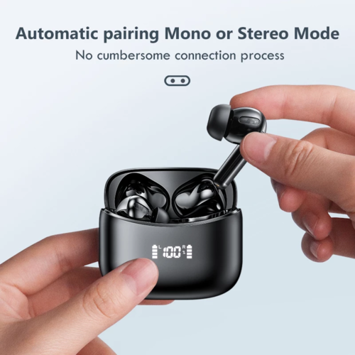 LED TWS 이어버드 Bluetooth 5.0 | 아이폰/화웨이 호환 무선 이어폰